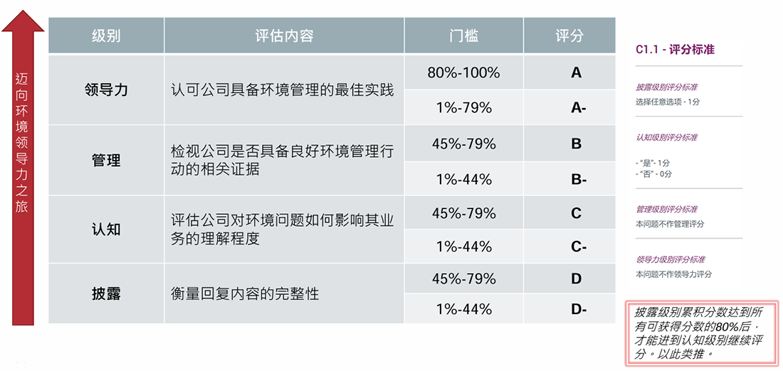 CDP评分方法